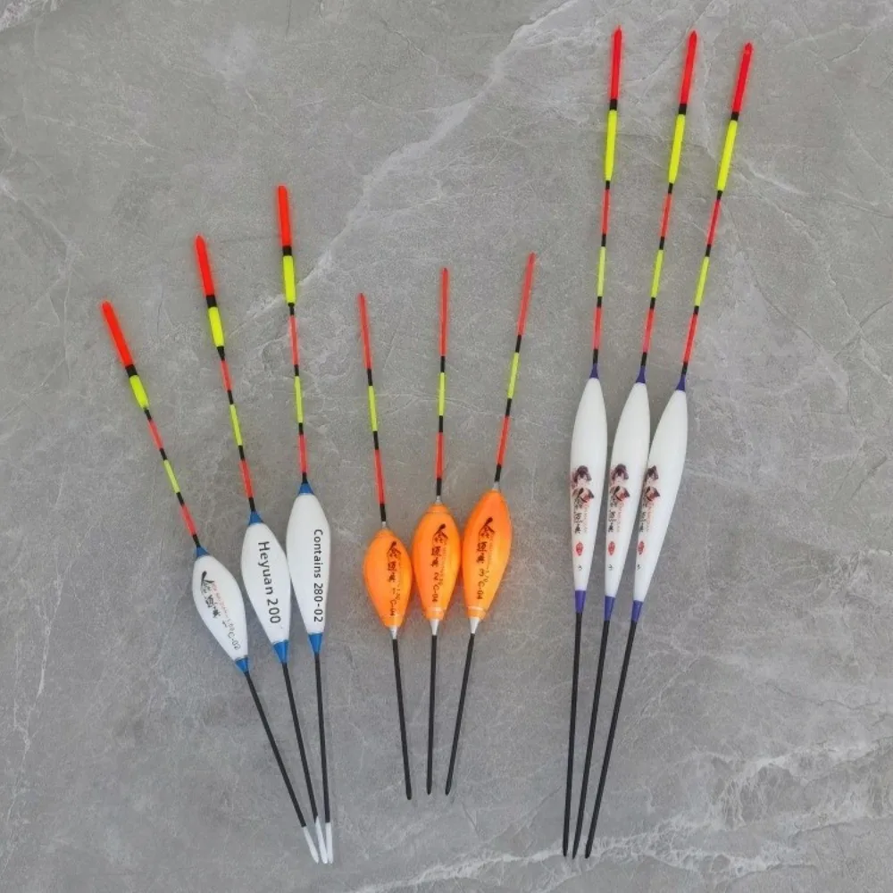 3pcs Indicator Rocky Fishing Lure Float Slip Drift Tube Eye-catching Triangle Tail Floats Bobbers Sensitive Eye-catching
