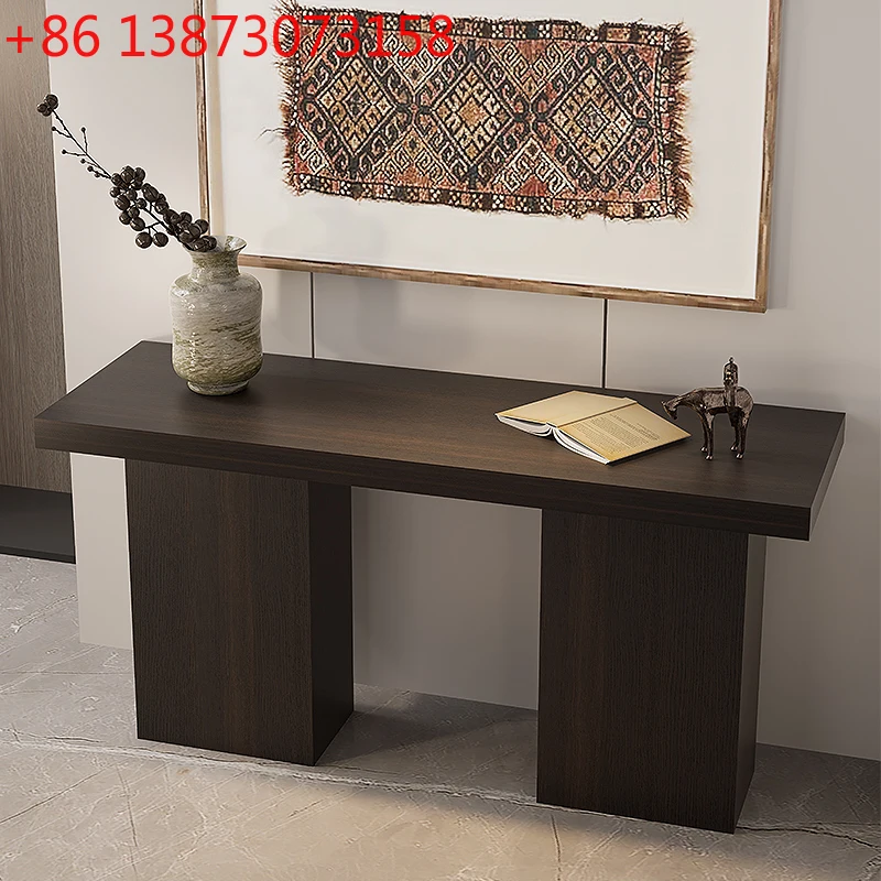 Mesas Consola de Decoración de Lujo, Diseño Moderno y Simple, Mesas Consola Creativas con Estética Vintage, Mesa Consola para Sala de Estar