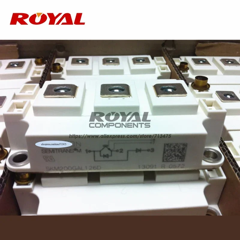 SKM200GAL125D SKM200GAL126D SKM150GAL123D SKM150GAL125D SKM150GAL128D MÓDULO ORIGINAL