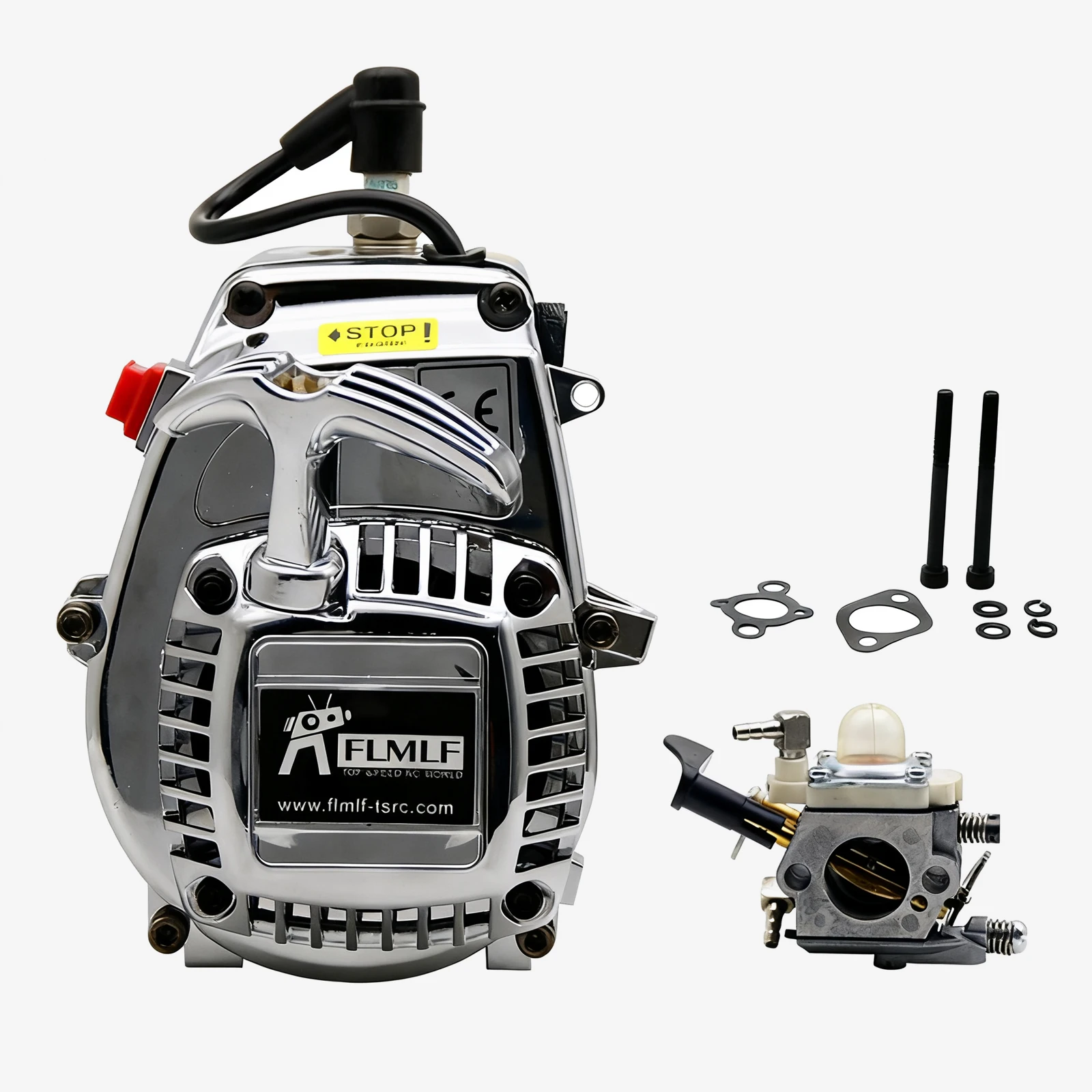 TSRW 29CC 2-stroke Gas Engine 4 Bolt Gas-powered RC Car Petrol Engine for 1/5 HPI Baja Lois 5ive-T DBXL FG GoPed Redcat