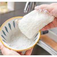 5PCS Natural Loofah Sponges - Antibacterial Dish Scrub Pads for Pots/Pans, Eco-Friendly Kitchen Cleaning Brushes