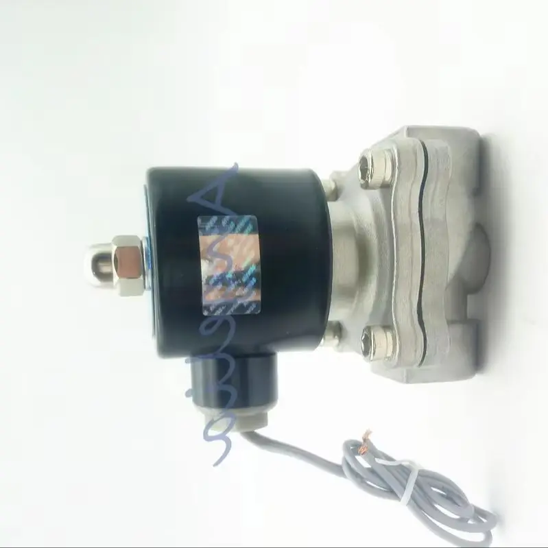 

G1 "DN25 BSPP DC24V DC12V Нержавеющая сталь 304 Нормально закрытый электрический электромагнитный клапан NC