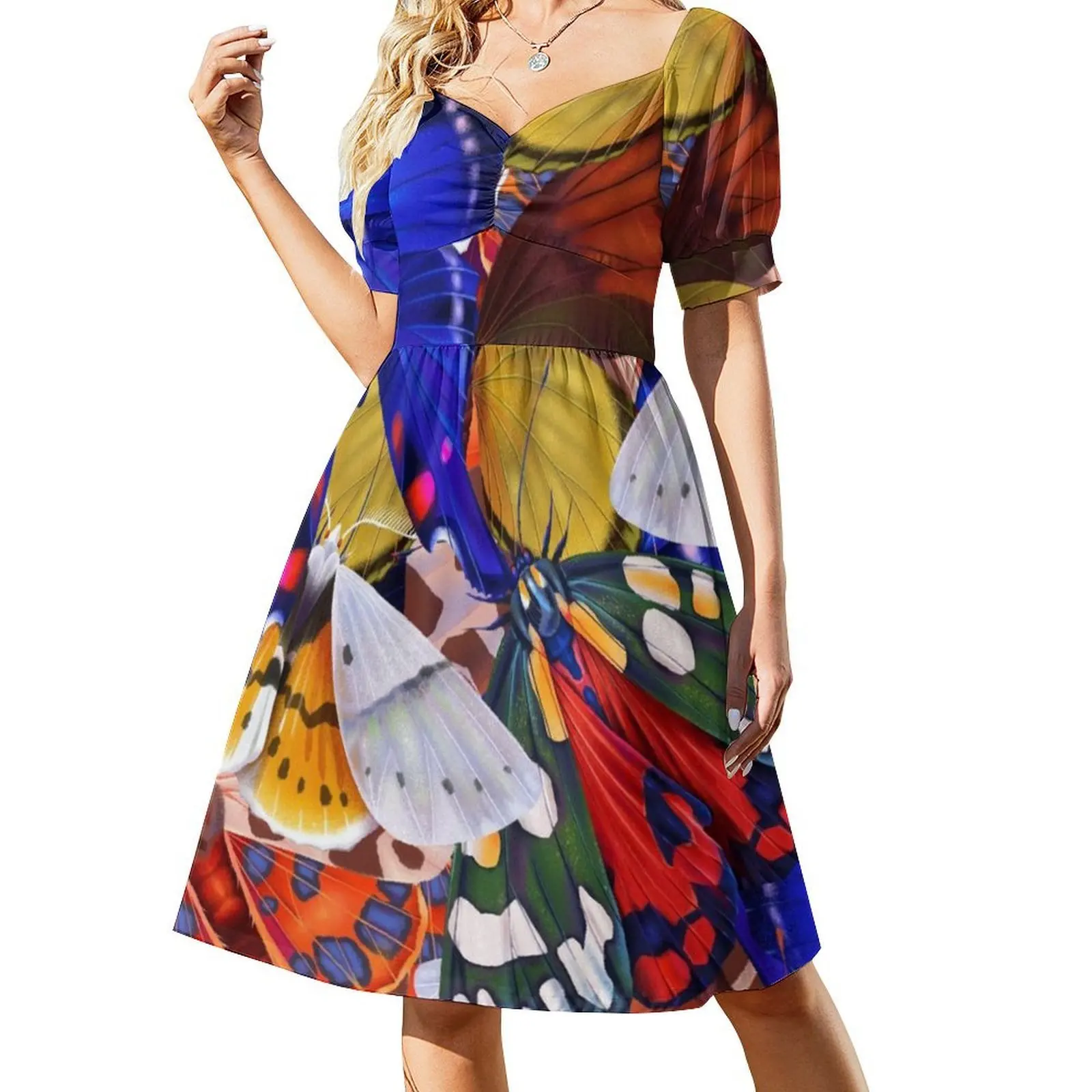 فستان هيب هوب نسائي من Pile Up، فستان مطبوع عليه رسومات جرافيكية للحفلات والنوادي، تصميم فني للتصوير الفوتوغرافي، فستان الحياة البرية