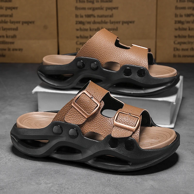 

Весенняя мужская обувь, сандалии, мужские кроссовки, дизайнерская мужская обувь, спортивные мужские теннисные тенденции, 2025 год, удобные обычные кожаные тапочки