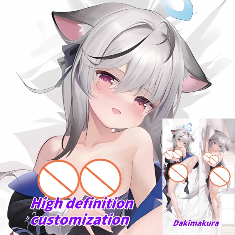 

Dakimakura Anime Pillow Case Blue Archive Sunohara Kokona Double-sided Print Of Life-size Body Pillowcase Gifts