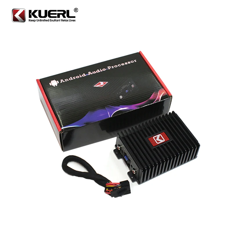 Plug and Play DSP Car Audio Processor 4x80W for Android Radio Stereo Amplifier Speakers Improve Subwoofer