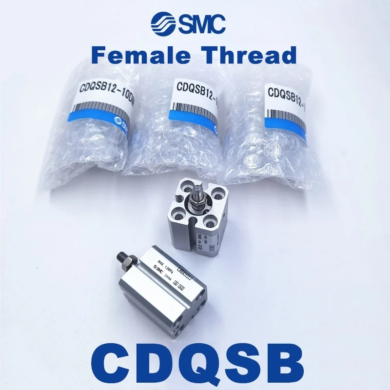 CQS SMC CDQSB CQSB Female Compact Cylinder CDQSB12 CDQSB16 CDQSB20 CDQSB25 Pneumatic Double Acting CQSB12 CQSB16 CQSB20 CQSB25