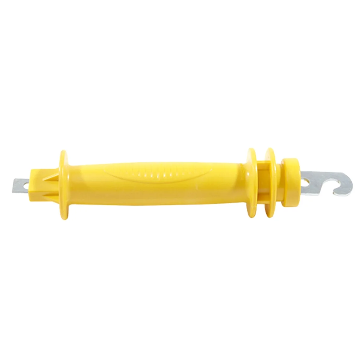 

8-Pack Electric Fence Rubber Gate, Electric Fence Spring Handle, Insulated Plastic Handle, Yellow Rubber Gate Handle