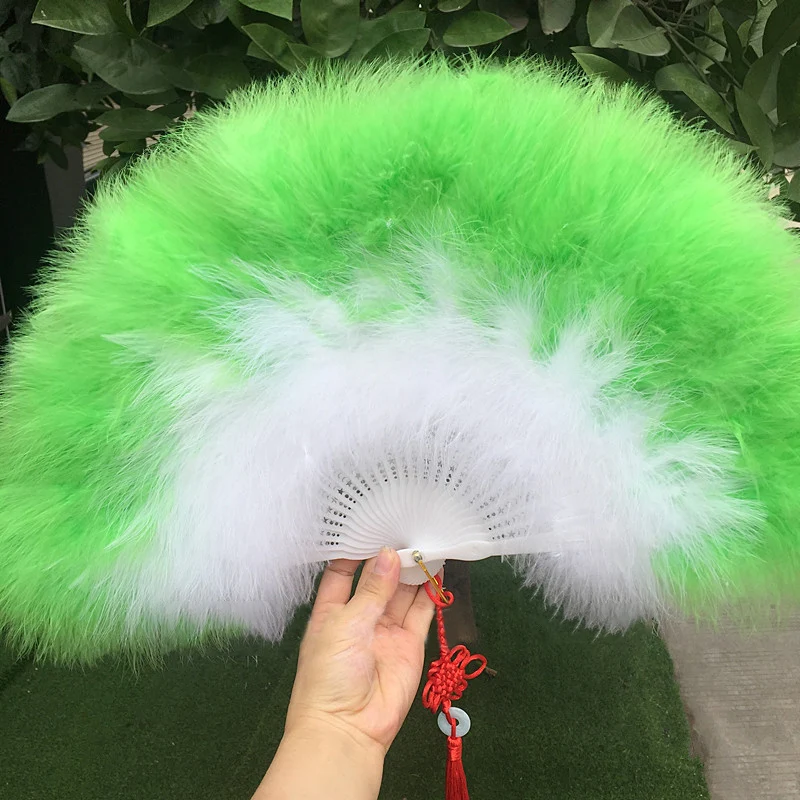 

Folding Fluffy Feather Fan Sweet Fairy Lolita Girl Dark Gothic Court Dance Hand Fan Art Crafts Dance Props Wedding Party Decor