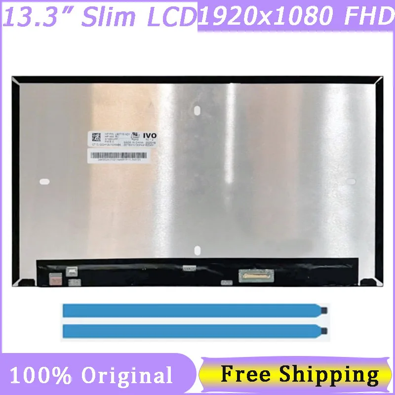 

13.3" Slim 30 Pin Laptop Screen X133NVFF R0 X133NVFF-R0 1920*1080 FHD IPS Matrix Panel 100% sRGB
