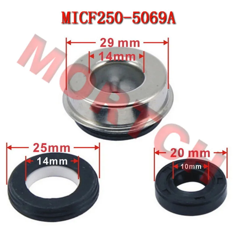 CF250 CH250 Water Pump Seal 250-5069A For Jonway JMstar CFmoto Scooter Motorcycle ATV 172mm Engine