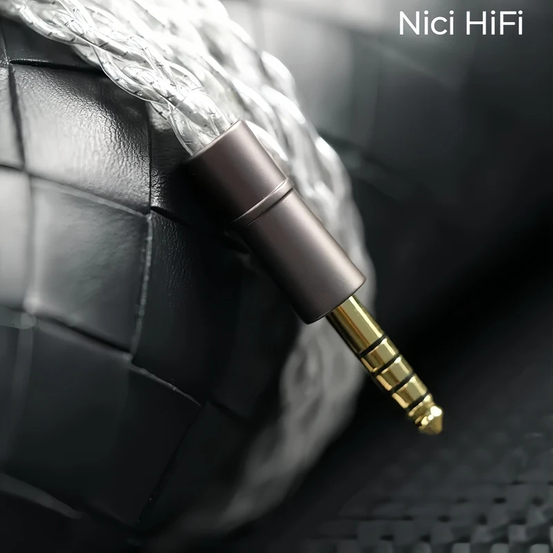 Nici HiFi-19 6 Core Earphone Cable MMCX/0.78 2Pin/Stereo 3.5mm, Balanced 4.4mm, IEM Replacement Upgrade Cable