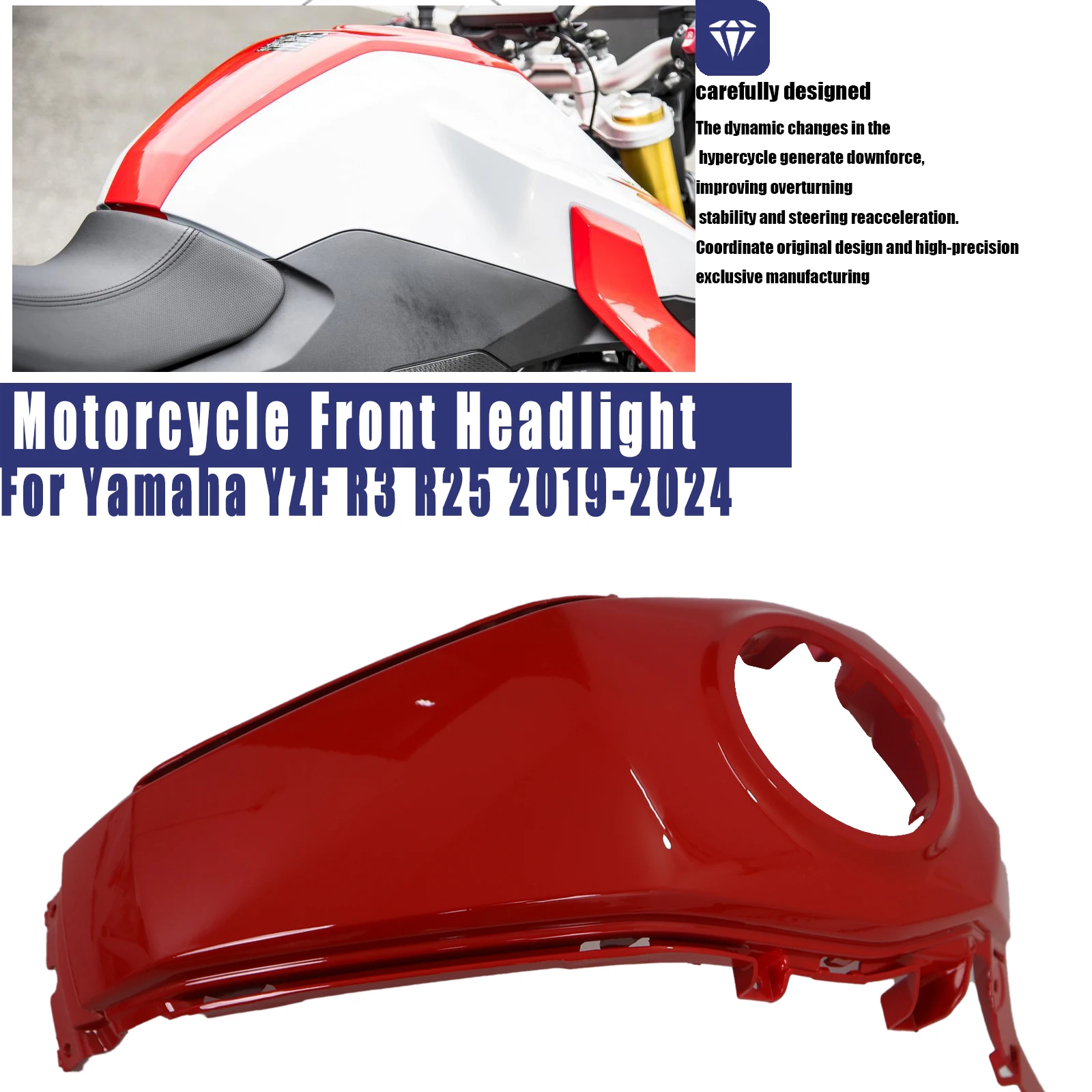 For BMW F900R 2021-2024 Motorcycle Accessories Gas Tank Cover Middle Fairing Fuel Tank Cover Protection High-Quality ABS Carbon