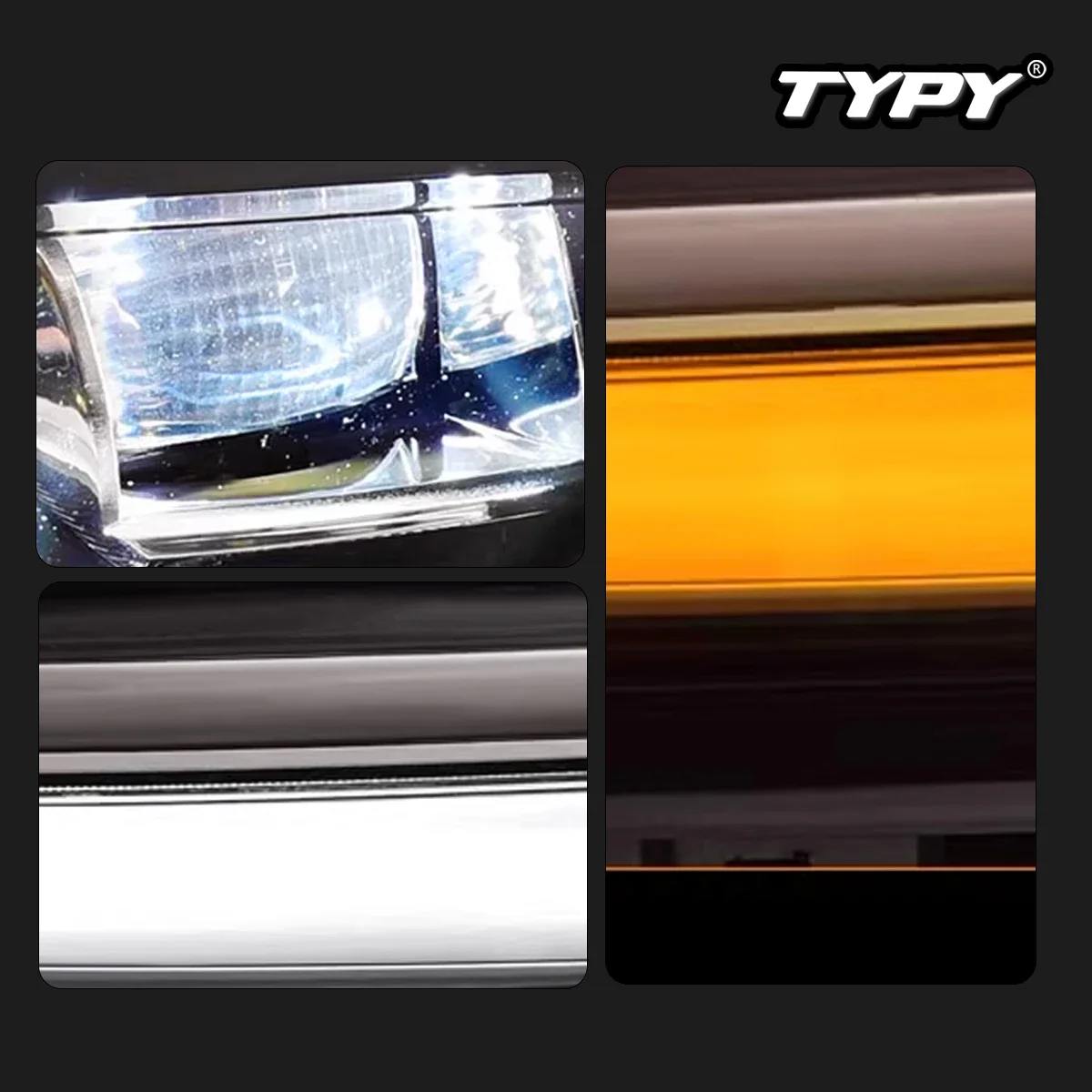 

TYPY новая светодиодная фара, обновленная, модифицированная для фар Toyota LC300 2022-2023, фара с динамическим сигналом, автоаксессуары