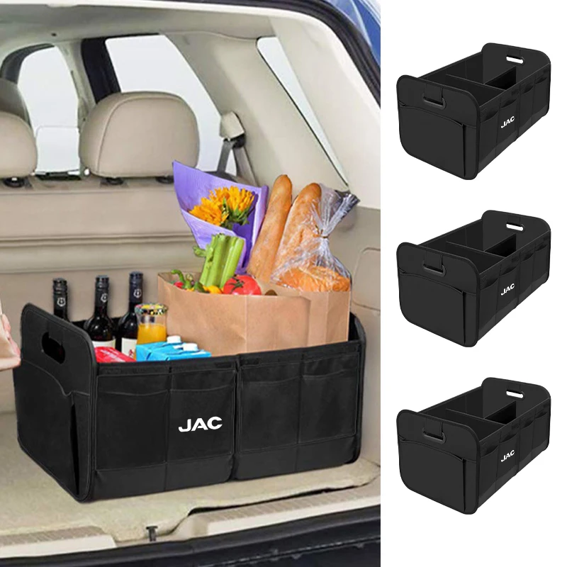 

Car Trunk Box Organizer Big Capacity Car Storage Box Collapsible Cargo Storage Tools For JAC Refine J3 J4 J7 JS3 JS4 KR1 S2 S3 S