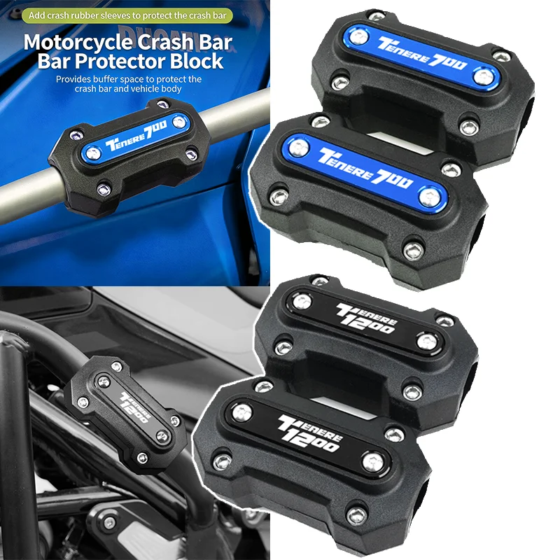 

For YamahaTenere700 Tenere1200 Tenere 700/1200 XTZ700 XTZ T7 Rally World Raid MOTO Bumper Guard Engine Protection Block Crash