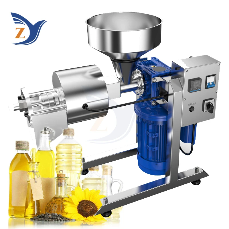 

Oil Press Machine ZY-S05 Commercial Peanut Seeds Squeezer Stainless Steel Business Sesame Sunflower Expeller Soybean Extraction