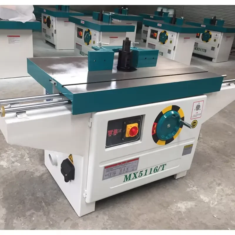 MX5116/T Vertical Single-Spindle Wood Shaper Machine with Sliding Table 4kw/5.5kw Motor