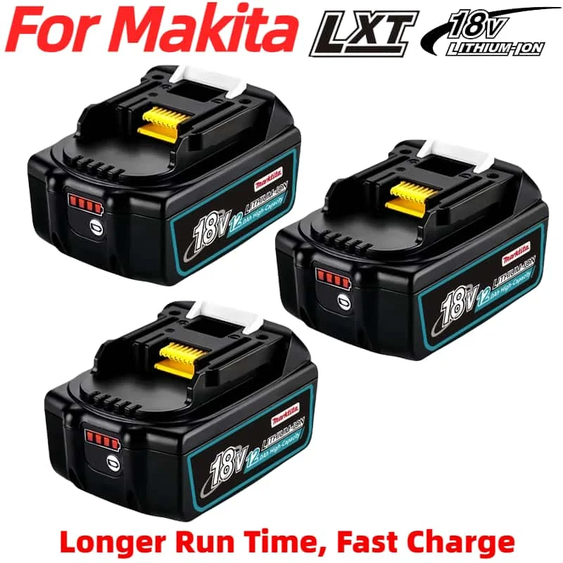 NEW for Makita 18V 12.0Ah 18650 аккумуляторы for DDF487 DTW700 DGA404 DHP487 DTD173 Power tools Lithium-Ion battery Replacement