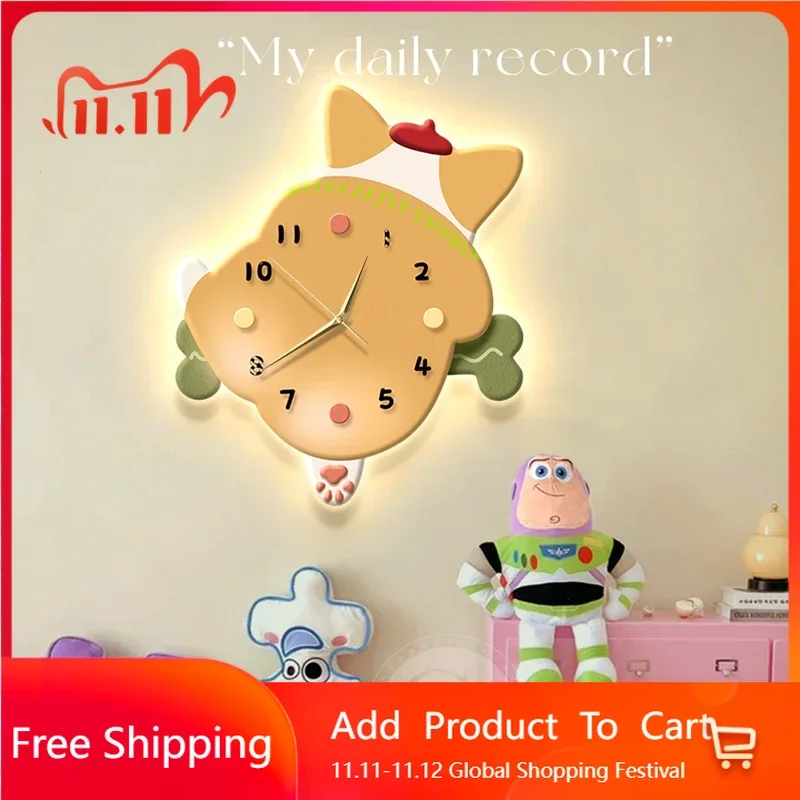 

Relaxing Art Mural Wall Clocks Digital Villa Luxury Restaurant Nordic Wall Watch Aesthetic Silent Aesthetic Wanduhr Home Decor