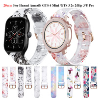 20mm Strap For Huami Amazfit GTR 42mm Silicone Band for Xiaomi Huami Amazfit GTS 4 2 Mini 2e Bip 3 U Pro S Smartwatch Wristband