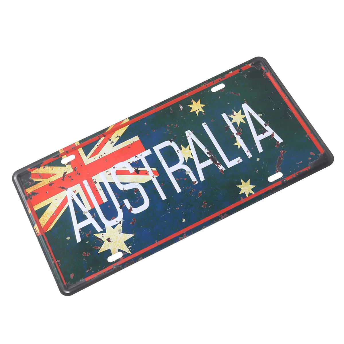 

Artistic Vintage Tin Metal Iron Painting for Home Bar Coffee Shop Wall Decor Retro Style Elegance Iron Painting