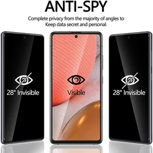 Datenschutzbildschirmschutz für Samsung, Anti-Spyglas, A53, A13, A52s, A52, A32, A12, A55, A51, A72, A22, A33, A73, A21s, A54, S10e, S20Fe, Pces 1-4 8 Hauptverkäufe Samsung S10E Platte - №3
