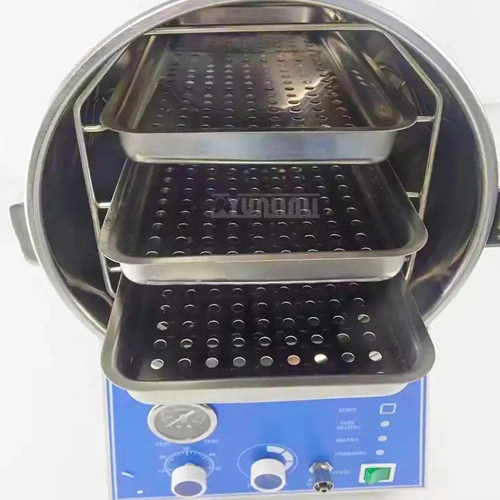  High-Pressure Automatic Sterilization And Disinfection Pot; 16L Desktop Steam Sterilizer Laboratory High-Temperature