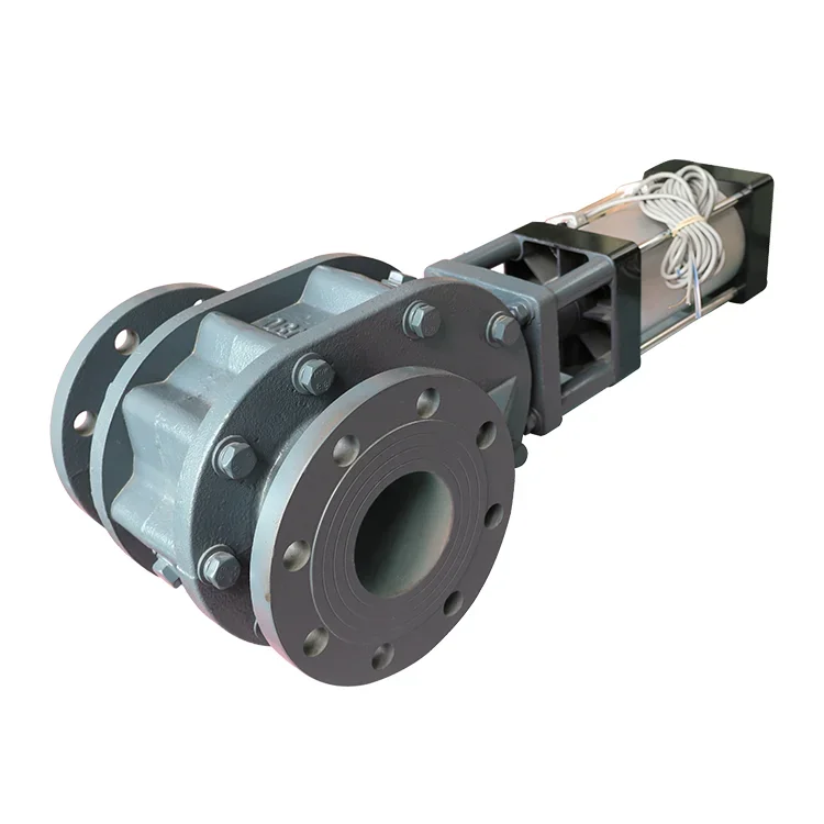 Valvola pneumatica a doppio tappo in ceramica resistente all'usura