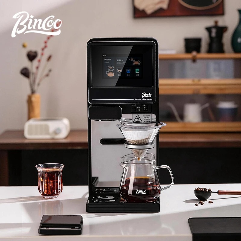 Automatic Pour Over Coffee Maker, Programmable Drip Brewer with Precise Temperature Control,Home Office Coffee Machine