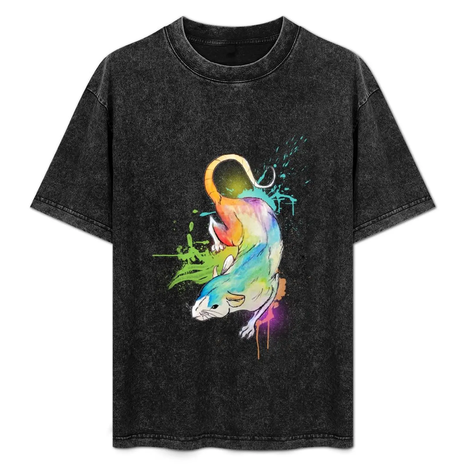 Watercolor Mouse- Onyx Art Studios T-Shirt cute tops custom t shirt sweat mens graphic t-shirts hip hop