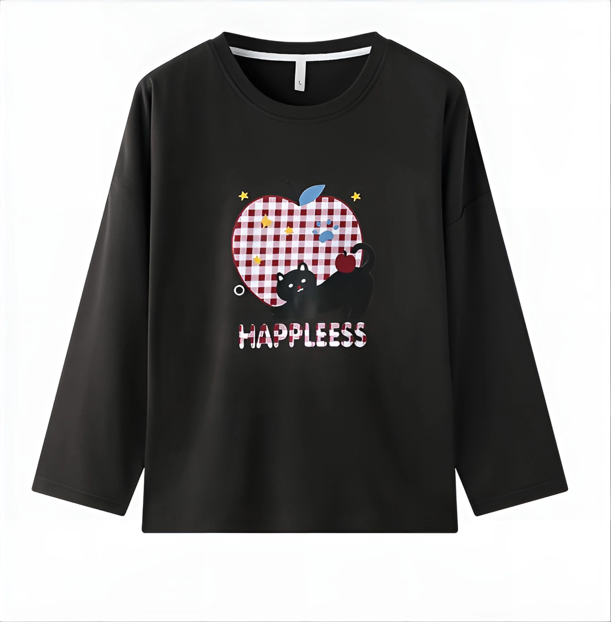 

Pajama Elastic Sets Women Modal Nightwear Spring Western Style Round Neck Long Sleeve Ankle Length Silky Soft Elegant Bedroom OL