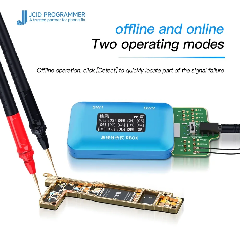 

JCID RBOX Bus Analyzer Used in Conjunction with JC Maintenance Drawings Quick Positioning Signal Partial Fault Repair Tool