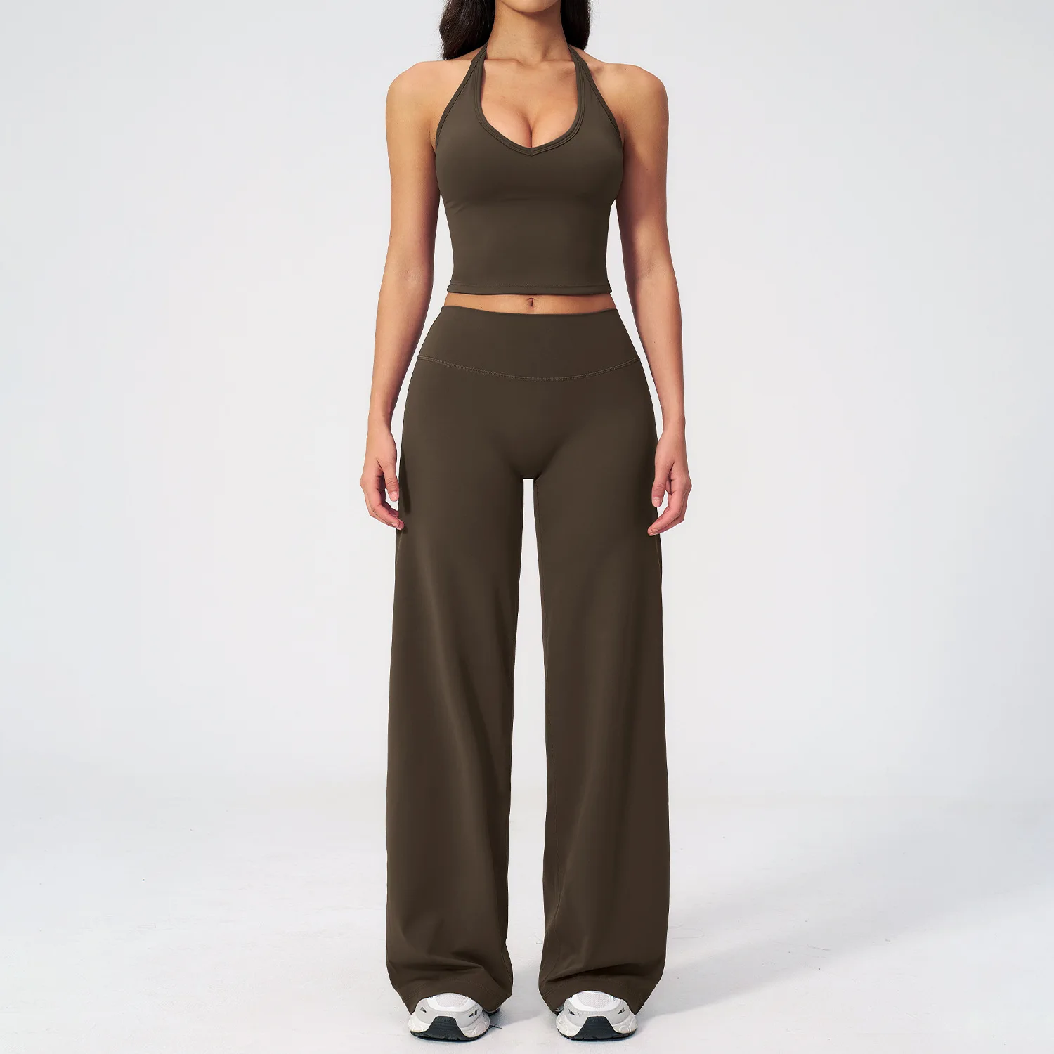 Yoga Set 2 Pieces Women Tracksuit Sportswear Running Workout Clothes Athletic Wear Gym Outfits Legging Fitness Bra Sports Suits