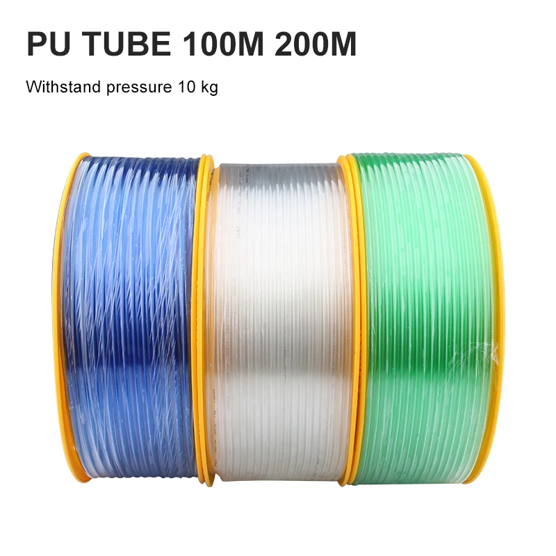 

Hose Pneumatic Tube PU Plastic Air Tube Gas 4*2.5mm 6*4mm 8*5mm 10*6.5mm 12*8mm Pneumatic Pipe Air Compressor Hose