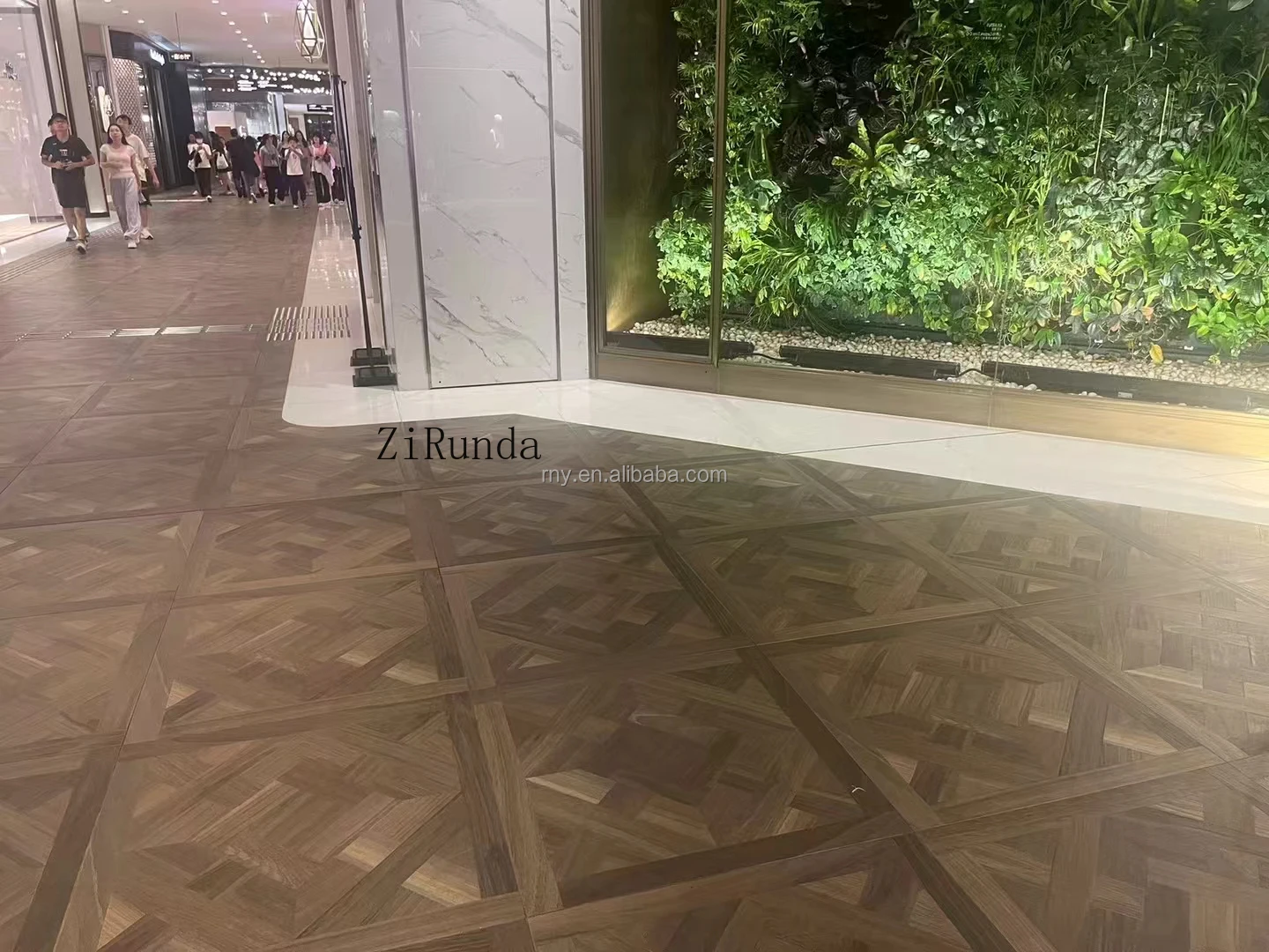 맞춤형 오크 마루 엔지니어링 목재 바닥재, 고품질 모던 브러쉬드 우드 플로어