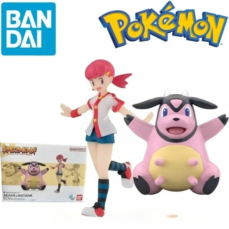 

Bandai оригинальные весы World POKEMON Johto Region Whitney Miltank фигурки игрушки для детей подарок Коллекционная модель украшения