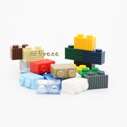 50PCS MOC 2877 Modified 1x2 With Grille Building Blocks Kit High-Tech Fluted Bricks Educational Idea Toys Children Birthday Gift