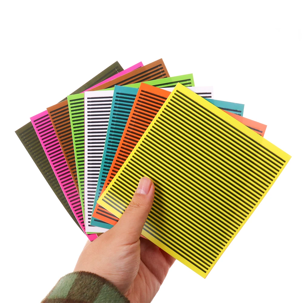 2er-/8er-Packung synthetischer Pfauenfeder-Nymphenkörperhüllen aus Fliegenbindematerial für Jig-Nymphen, Insekten, Wurmfliegen, Forellen- und Barsch-Angelköder – Detail 5