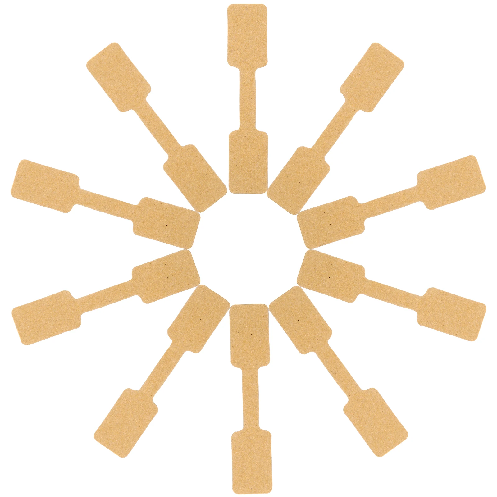 100 قطعة من ملصقات الملصقات العملية، علامات المجوهرات اللاصقة للخواتم والأقراط والقلائد والأساور DIY لوضع علامات الحرف اليدوية