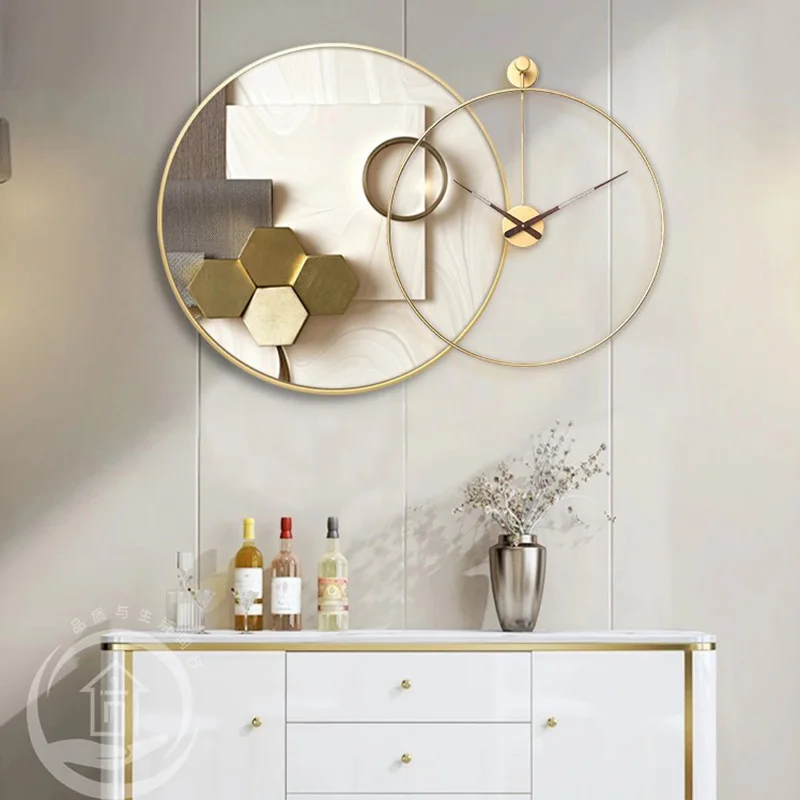 Nordic Minimalist Wall Clocks Design Silent Aesthetic Bathroom Interior Wall Watch Modern Orologio Da Parete Home Decoration