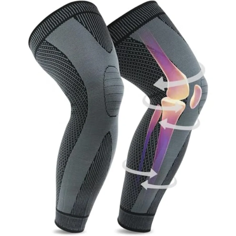 Knee Compression Sleeves for Pain Relief Support