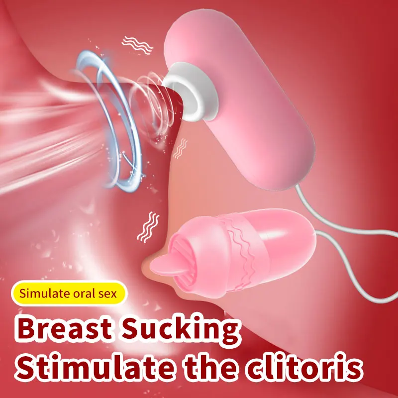 2 In 1 Sucking Vibrators Female Masturbator Clitoris Stimulator Clit Sucker Vibrator for Women Sex Toys for Adults Products 18+