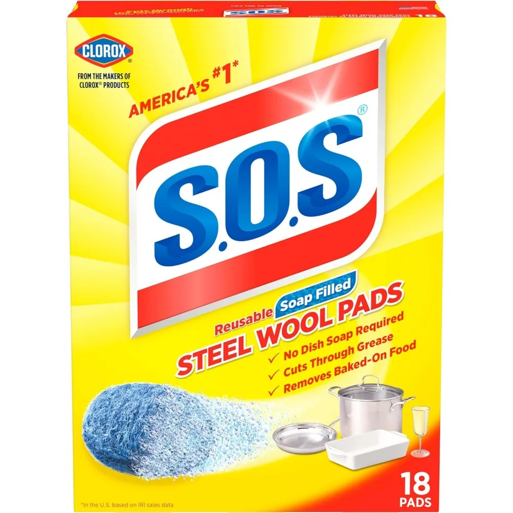 

Steel Wool Soap Pads 18 Count