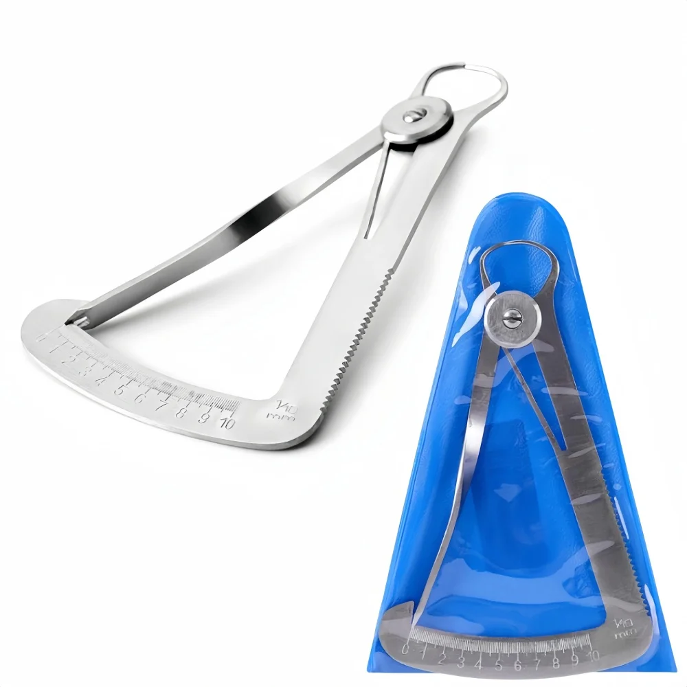 

Измеритель толщины зубных коронок - штангенциркуль из нержавеющей стали для измерения виниров и коронок при проверке подготовки