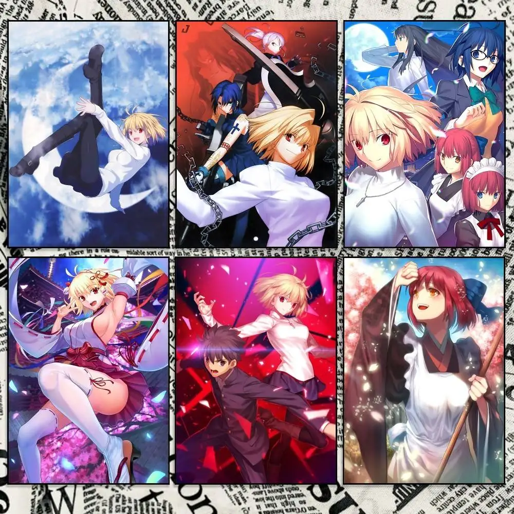 Classic visual novel T-Tsuki A-Arcueid Poster High Quality Dorm Living Room Aesthetic Wall Decoration Painting Stickers Gift