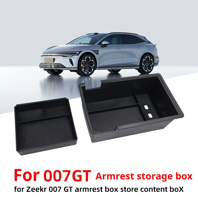 For 2025 Zeekr 007GT double-layer armrest box storage box Zeekr 7 GT storage box car supplies car decorations