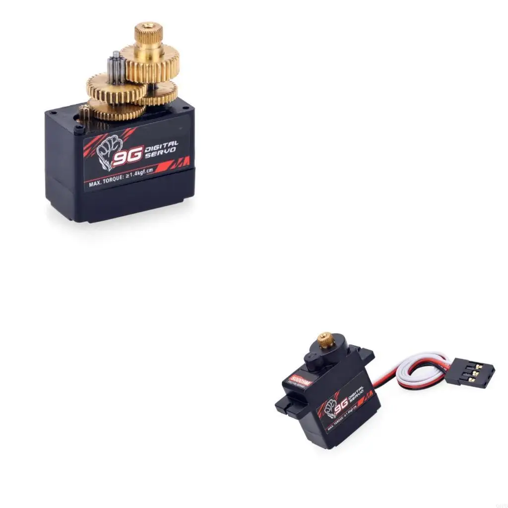 Servomotor pequeño grado industrial con respuesta velocidad servo digital engranaje metal fuerte para uso en y