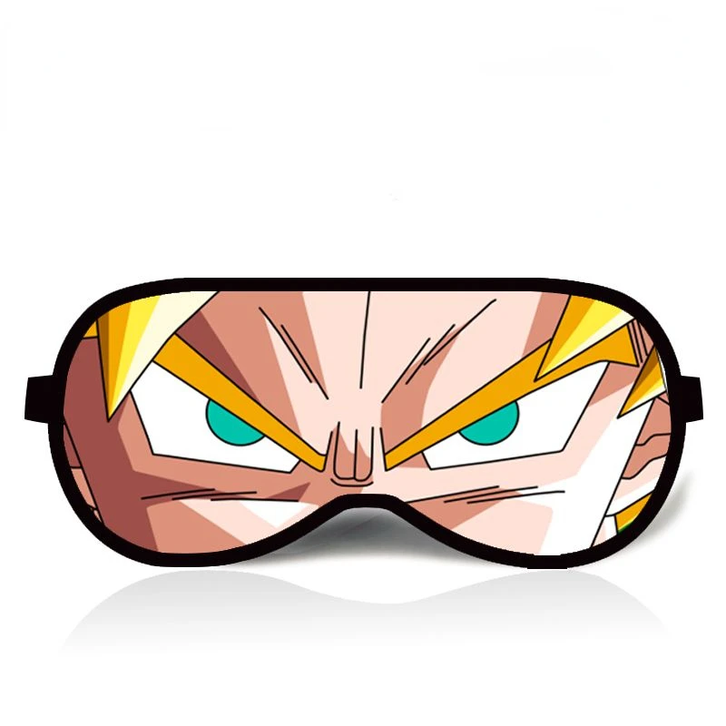 Dragon Ball Animation Eye Mask, Kakarot, Filho Goku, Super Saiyajin, Flautim, Vegeta, Dormindo, Presente Blackout, Kawaii