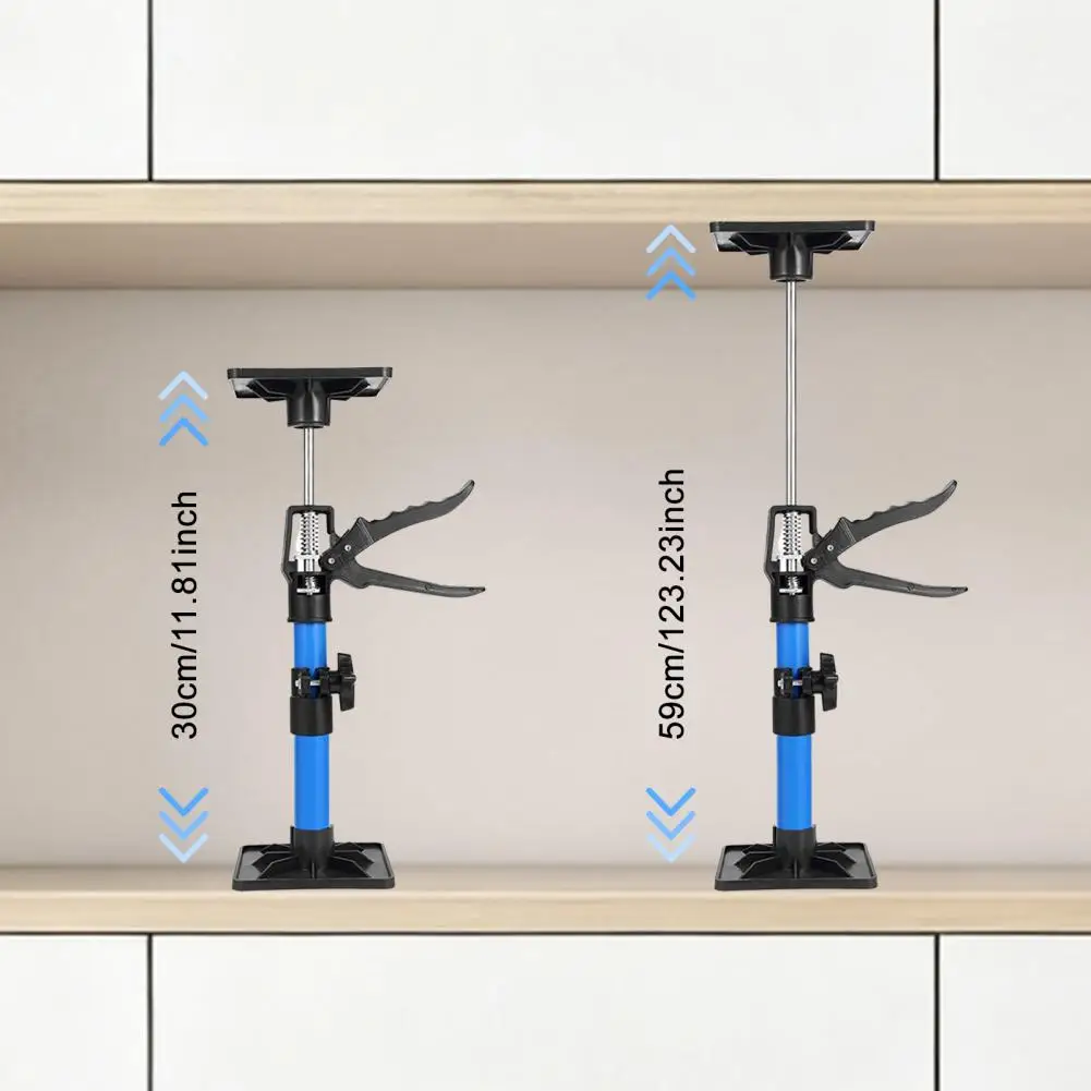 

Strong Blue Finish Pole Telescopic Steel Pole Cabinet Jacks for Quick Diy Installation Support Set Hand Support